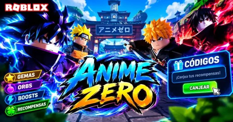 Códigos de Anime Zero Roblox