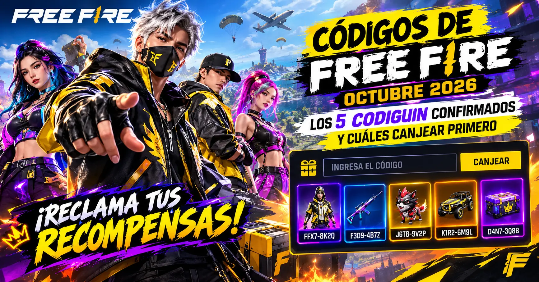 Códigos de Free Fire