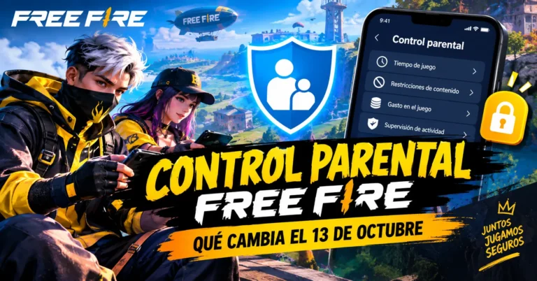 Control parental Free Fire