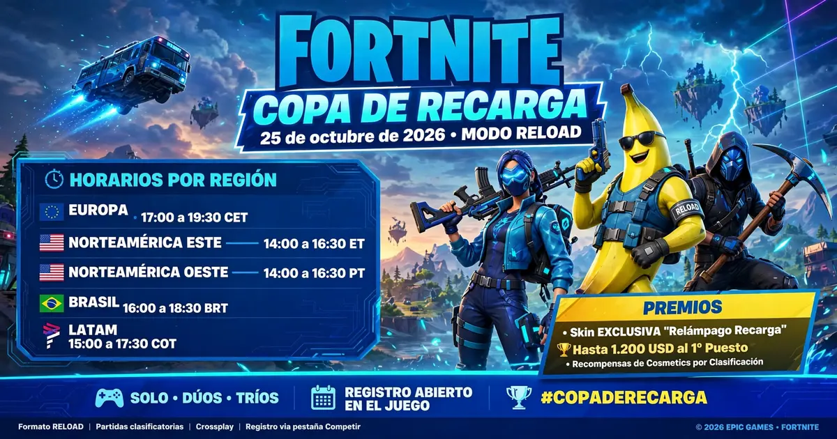 Copa de Recarga Fortnite
