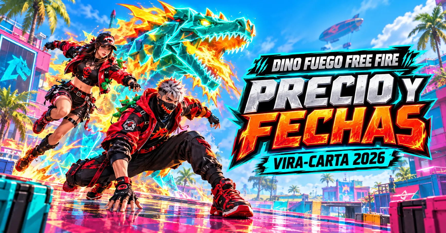 Dino Fuego Free Fire