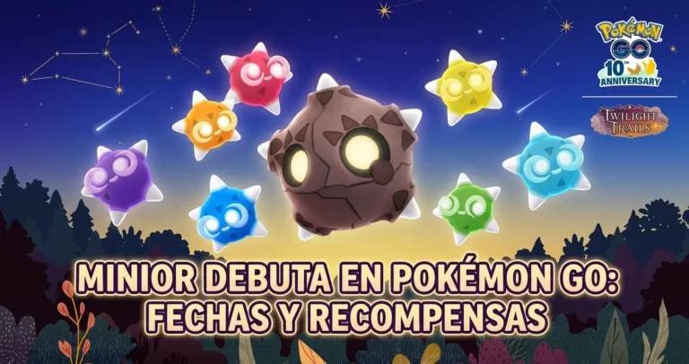 Minior debuta en Pokémon GO