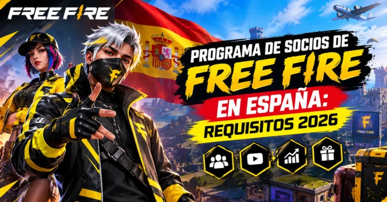 programa de socios de Free Fire