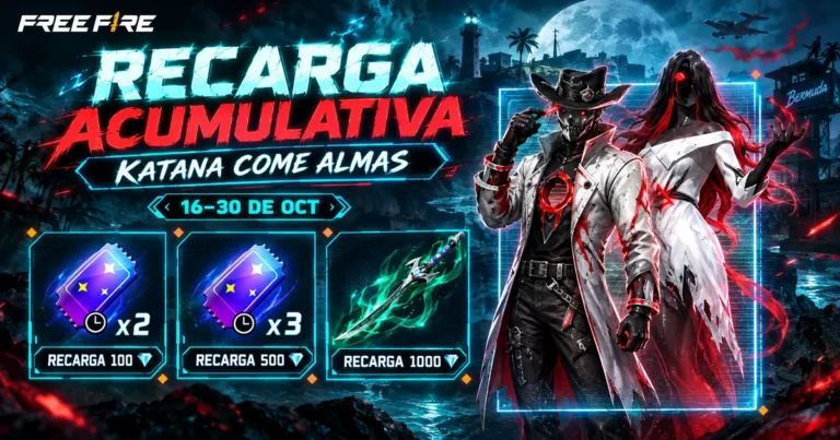 Recarga acumulativa Free Fire