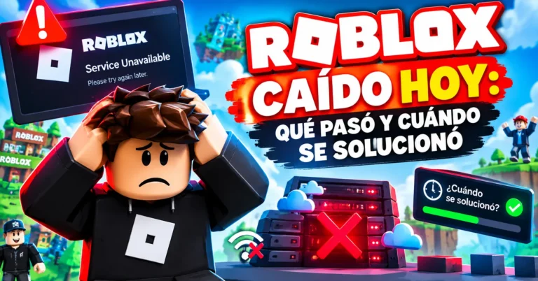 Roblox caído hoy