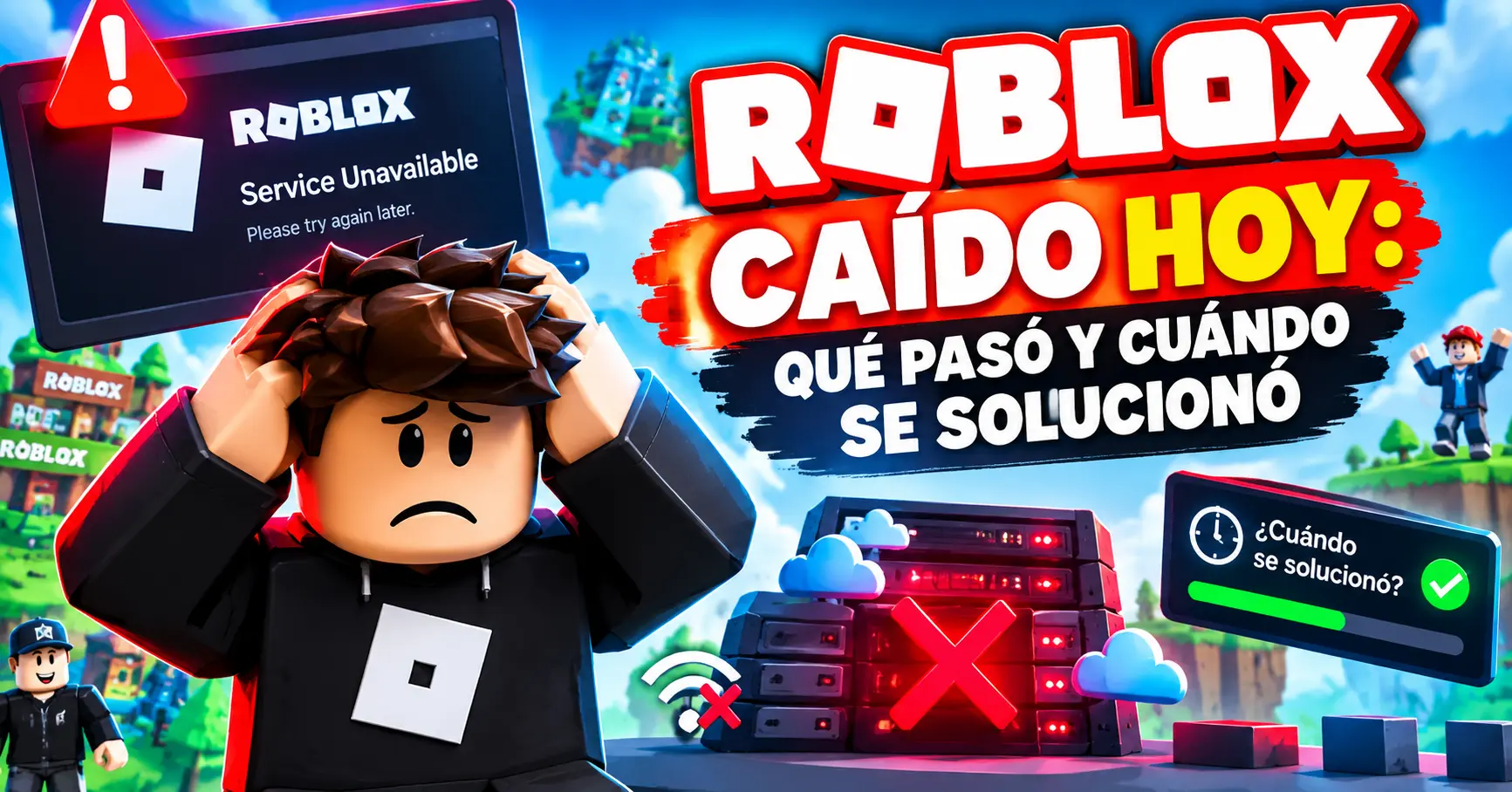 Roblox caído hoy