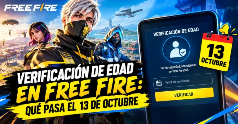 Verificación de edad en Free Fire