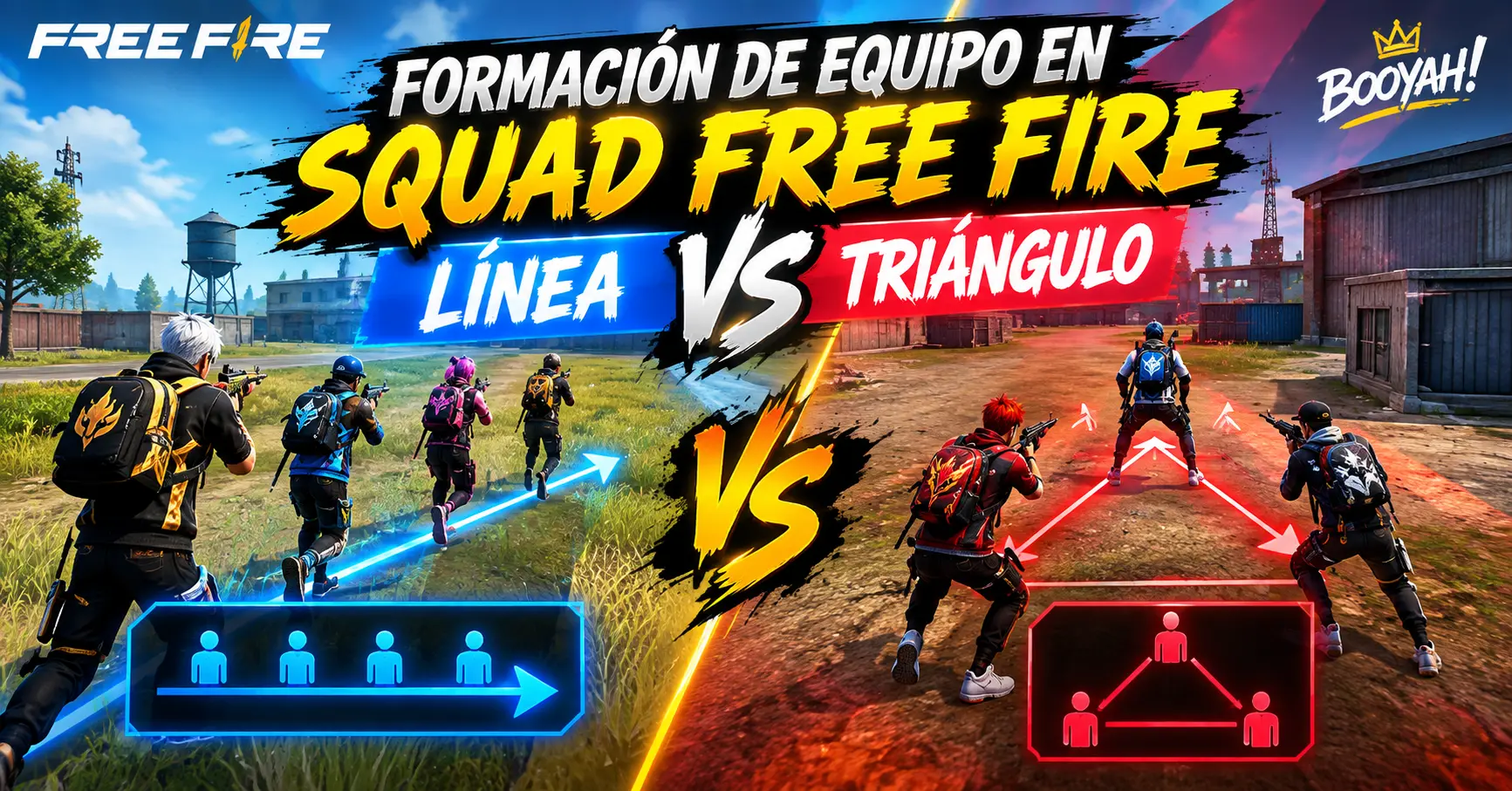 formación de equipo en squad